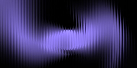 Abstract purple wavy lines on a black background
