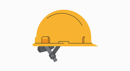Essential Yellow Hard Hat: Safety Gear for Construction and Industry