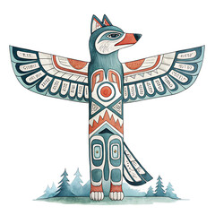 Celtic Torc Watercolor Illustration, Artistic Display, Nature Theme, Creative Artwork, Serene Environment, Vibrant Viewpoint