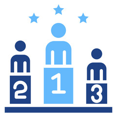 Competition glyph color icon