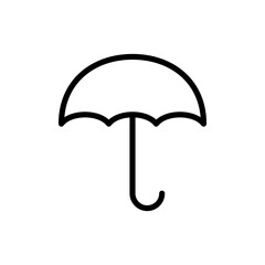 Umbrella icon symbol for apps and websites. umbrella sign and symbol