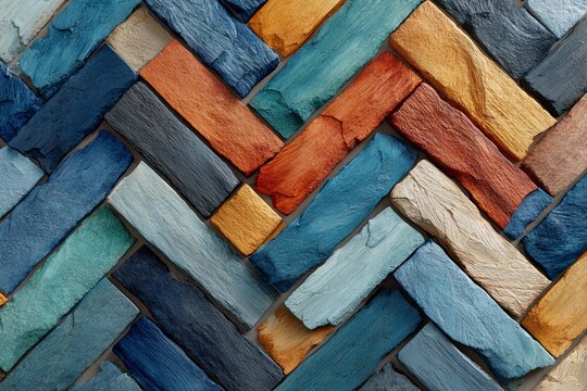 Vibrant Watercolor Brushstroke Pattern Creating an Artistic Tapestry of Colors Generative AI