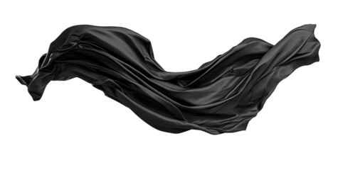 Dark flowing fabric