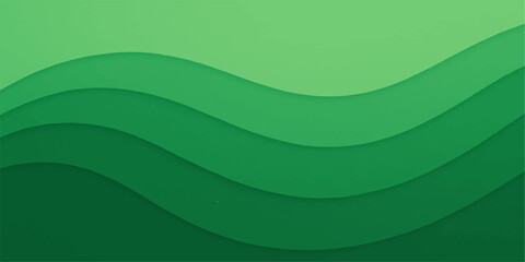 Abstract green wave background illustration with light texture and flowing lines for an eco-friendly vector art design pattern