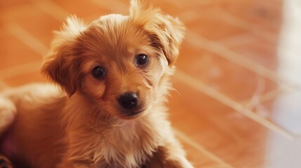 Cute and Adorable Puppy Images, covering breeds such as Corgi, Shiba Inu, Bichon Frise, Poodle, Golden Retriever puppies. Showing cute scenes of puppies tilting their heads, rolling around, chewing