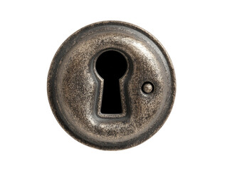 Circular antique keyhole