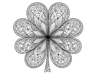Ornate clover design