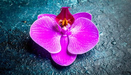 Fototapeta premium Close-up of vibrant pink orchid