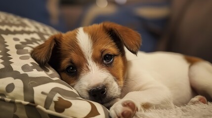 Cute and Adorable Puppy Images, covering breeds such as Corgi, Shiba Inu, Bichon Frise, Poodle, Golden Retriever puppies. Showing cute scenes of puppies tilting their heads, rolling around, chewing