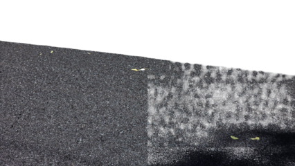 Black Road Isolated on a White Background with Copy Text Space. Transportation Element for Travel Posters, Infrastructure Themes, and Landscape-Inspired Designs. PNG File