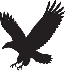 eagle silhouette vector