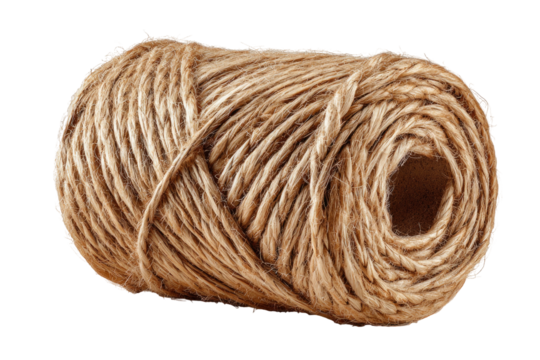 A spool of light brown twine