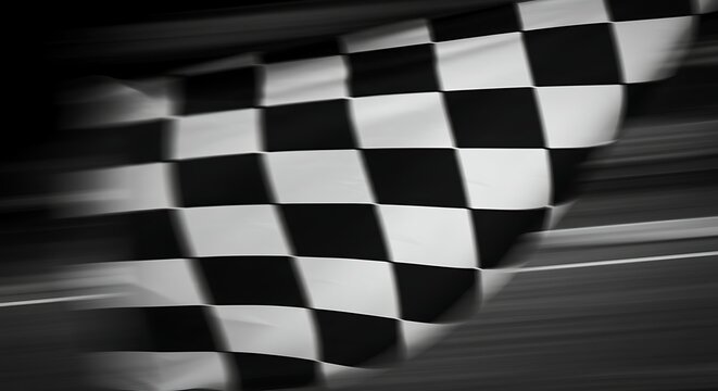 Checkered flag motion