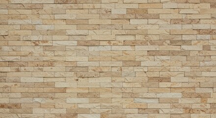 Obraz premium Warm, textured natural stone wall creates an inviting, earthy backdrop perfect for modern homes, rustic designs, or commercial spaces seeking organic elegance and timeless appeal.