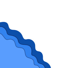 Wave Papercut Corner