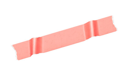 red torn paper isolated