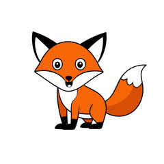 red fox cartoon