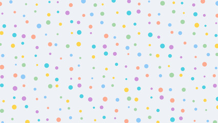 Colorful Circles on White Background a Playful and Cheerful Design Element