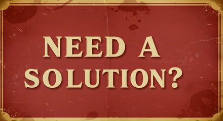 Vintage poster question solution