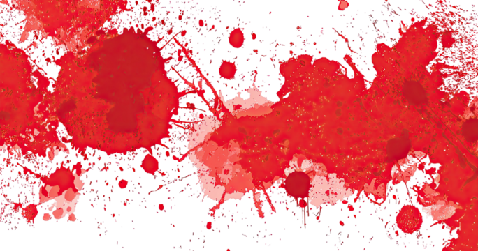 Abstract red splatter pattern