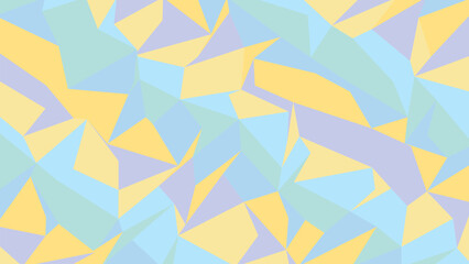 Geometric pastel background design with triangle and polygonal shapes design