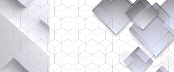 An abstract composition, of geometric forms, perfect for conveying concepts like connectivity, innovation, and modernity. with the harmonious balance of geometric and artistic design elements.