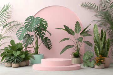 palm tree in a pot