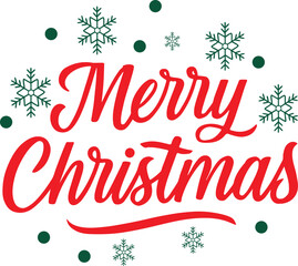 merry christmas Typography t shirt Design