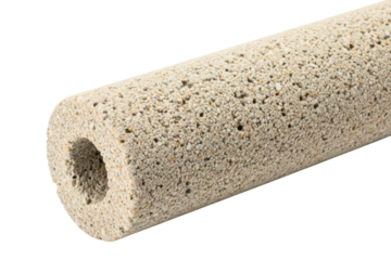 Porous ceramic filter media for biological filtration in aquariums on a transparent background