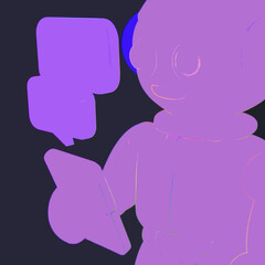 silhouette of a woman