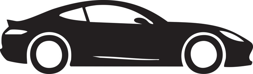 sports car silhouette vector