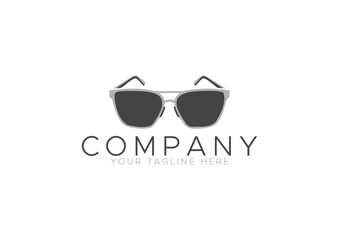 Stylish Modern Aviator Sunglasses Logo Design, Ideal for Eyewear, Optic Store, or Accessories Shop Icon Vector