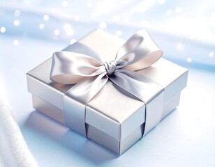 Obraz premium Elegant gift box, festive