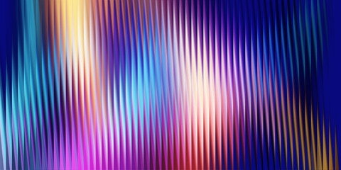 Abstract vertical lines with vibrant color gradients