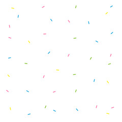confetti colorful sugar grains decoration background