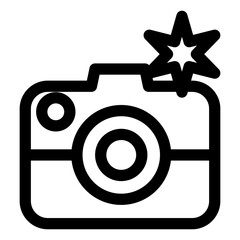 Flash camera icon