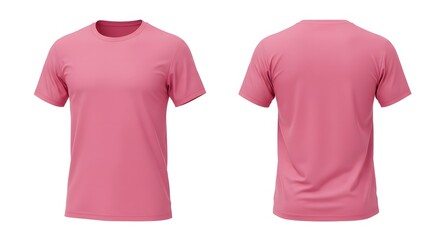 Pink tshirt mockup