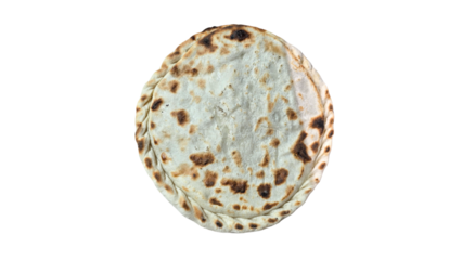 Chap Shoro Traditional Food from Gilgit-Baltistan Isolated on a White Background with Copy Text Space. Cultural Cuisine Element for Culinary Posters, Regional Themes, and Kitchen-Inspired Designs. PNG