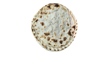 Chap Shoro Traditional Food from Gilgit-Baltistan Isolated on a White Background with Copy Text Space. Cultural Cuisine Element for Culinary Posters, Regional Themes, and Kitchen-Inspired Designs. PNG