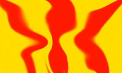 A digital abstract illustration with blurred flame-like shapes in white and orange tones suggestive of fire