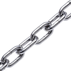 Obraz premium Close-up of a heavy-duty metal chain