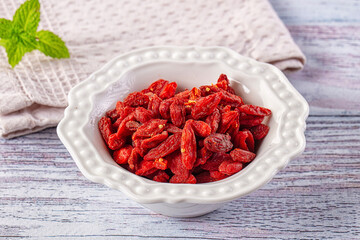 Dry Goji berries sntioxidant pile