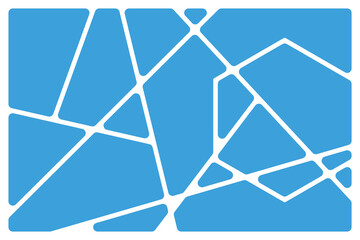 Abstract blue geometric white lines Polyhedron background seamless  rounded drawing vector illustration design for business network wallpaper connection concept EPS 10