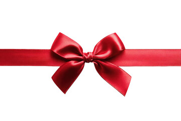 A vibrant red ribbon bow (2)