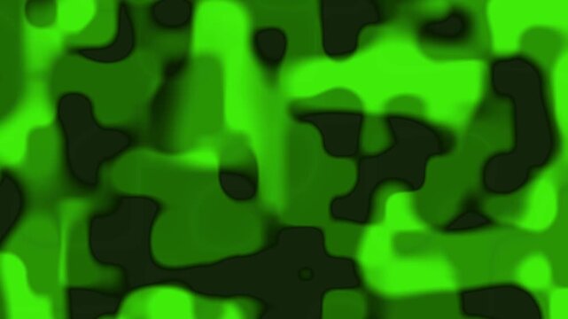 Abstract fluid art background with flowing green and black color gradients