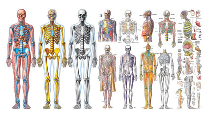 Human anatomy illustrations