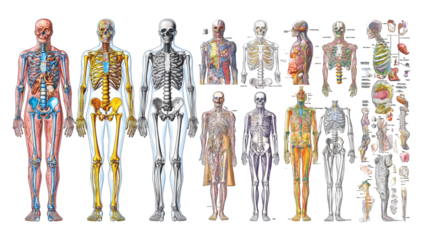 Human anatomy illustrations