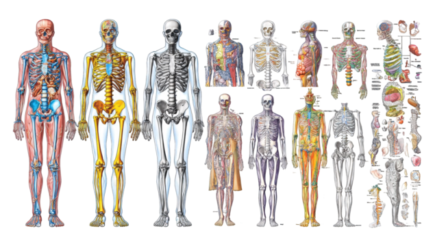 Human anatomy illustrations
