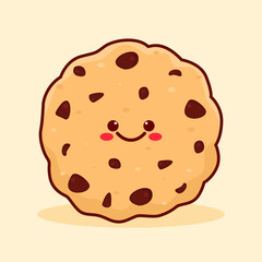 vector illustration of a cookie