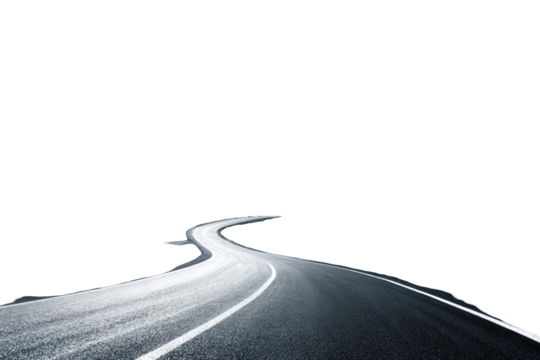 Winding road at night (1)